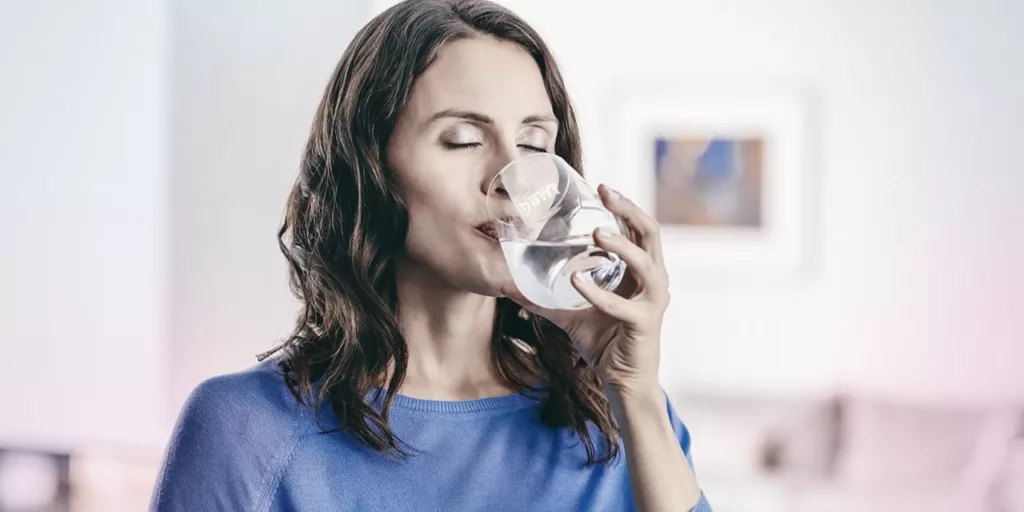 Boire l'eau d'un adoucisseur